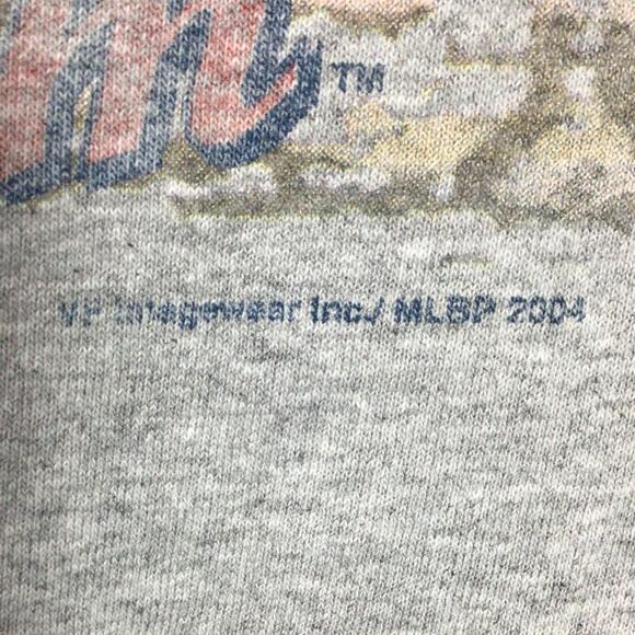 Vintage 2004 Busch Stadium Cardinals Baseball Shirt Gray L - Picture 3 of 5